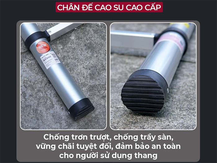 Thang nhôm rút gọn đơn FujiHome TLI380
