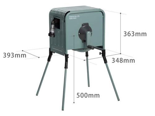 Bộ vòi tưới cây thu rút bằng kim loại 20m Takagi RFC320GY