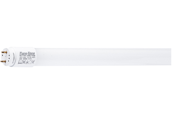Bóng đèn Led Tuýp T8 (0.6m, 10W, thủy tinh)