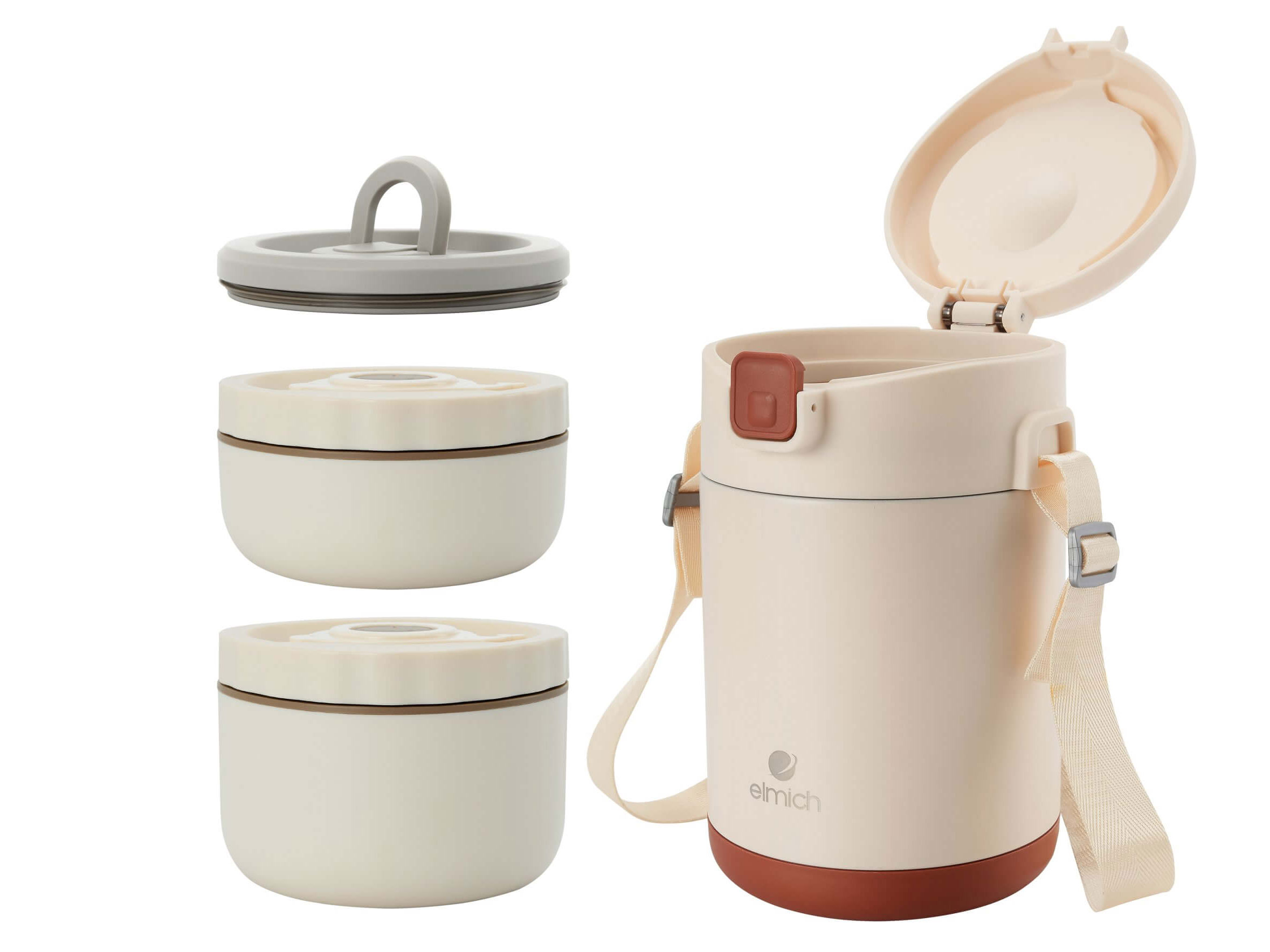 Hộp cơm giữ nhiệt inox 304 Elmich EL8344 (1.6 lít)