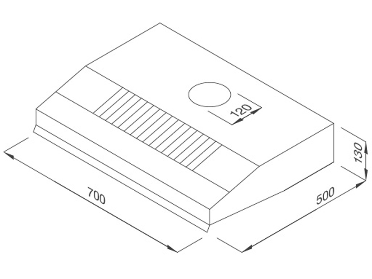 Máy hút khói khử mùi Malloca H342.7 TC