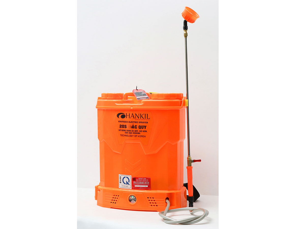 Bình xịt thuốc trừ sâu, côn trùng điện Hankil 20S (1 ắc quy)