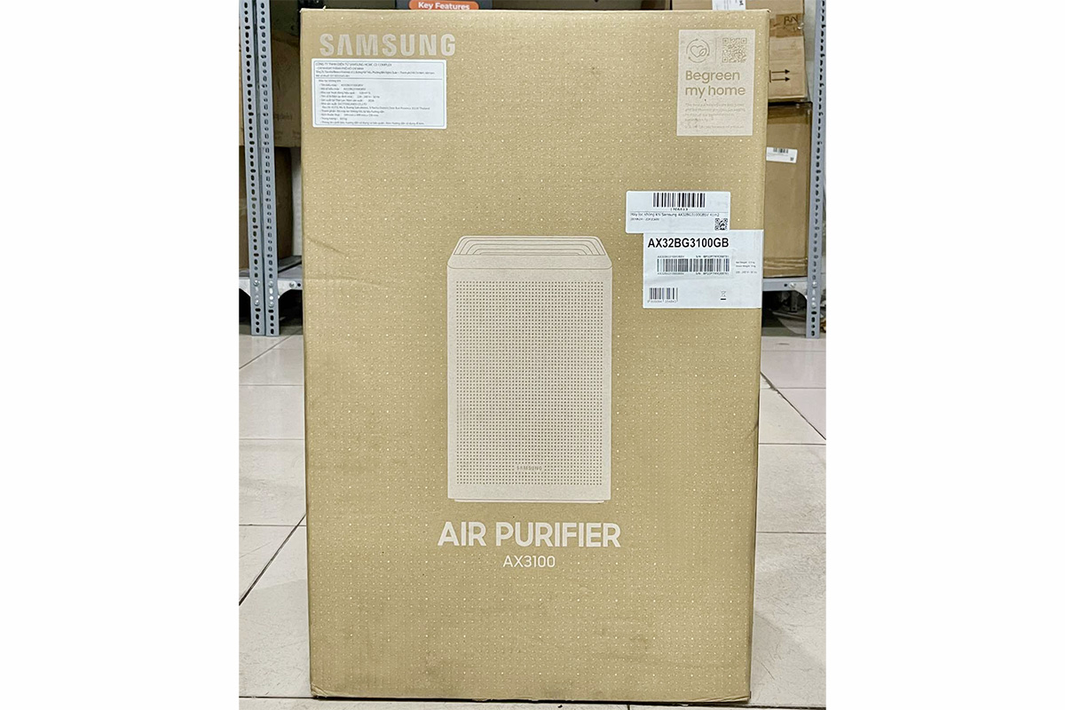Máy lọc không khí Samsung AX32BG3100GBSV 41m2