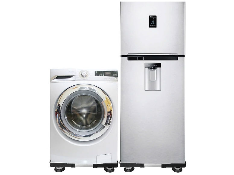 Chân đỡ máy giặt, tủ lạnh inox CD5279 (52cm - 78cm)