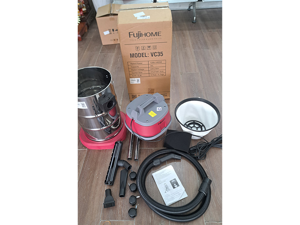 Máy hút bụi khô và ướt công nghiệp Fujihome VC35