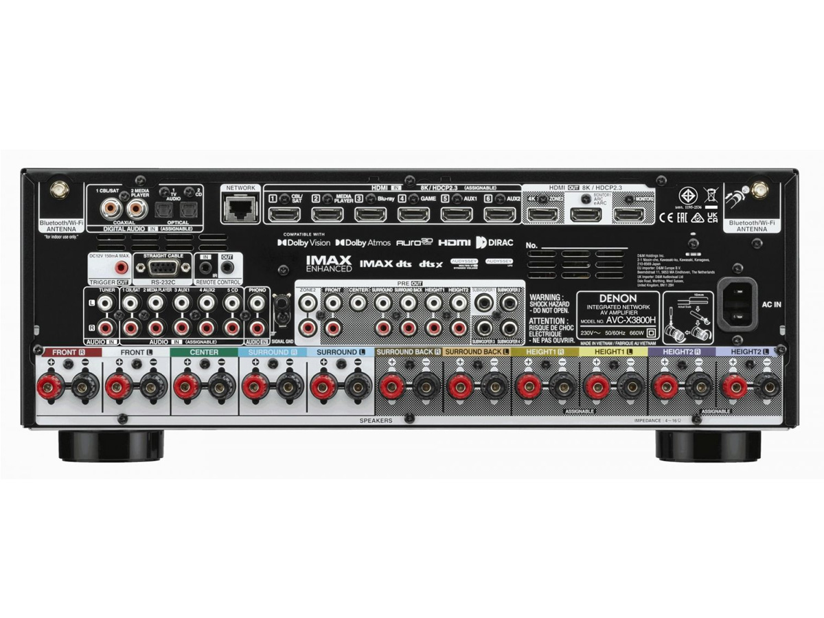 Amply Denon AVC-X3800H
