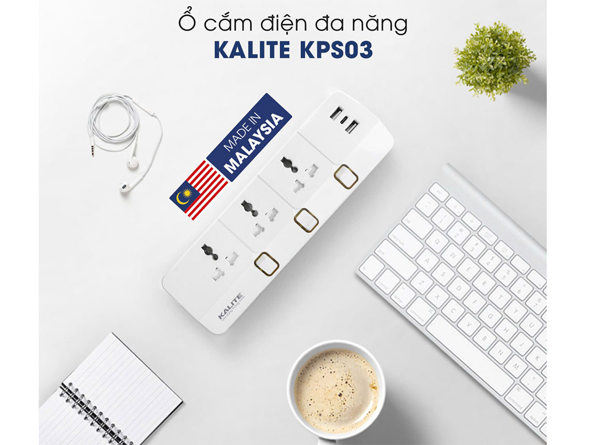 Ổ cắm điện thông minh Kalite KPS03