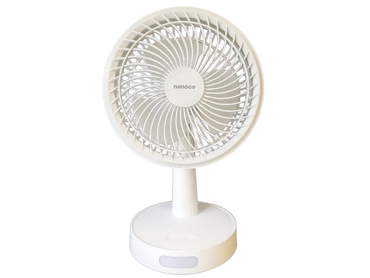 Quạt sạc điện Nanoco NRF6536W (Trắng)