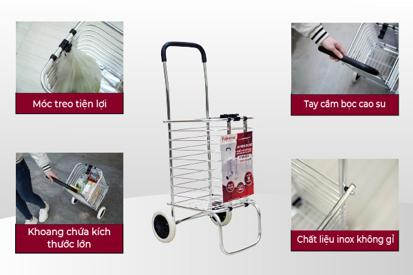 Xe kéo đi chợ đa năng Fujihome SC-250