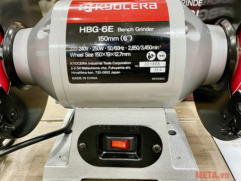 Máy mài hai đá Ryobi Kyocera HBG-6E