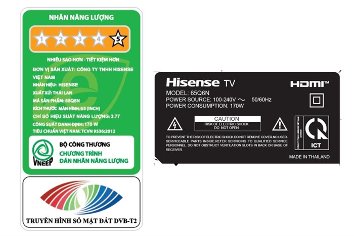 Google Tivi Hisense QLED 65 inch 65Q6N