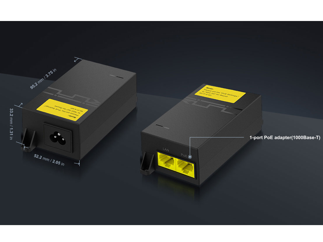 Adapter POE 1 cổng 31.2W Ruijie RG-POE-AT30