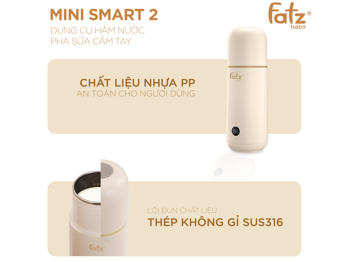 Dụng cụ hâm nước pha sữa cầm tay Mini Smart 2 FB3625VA