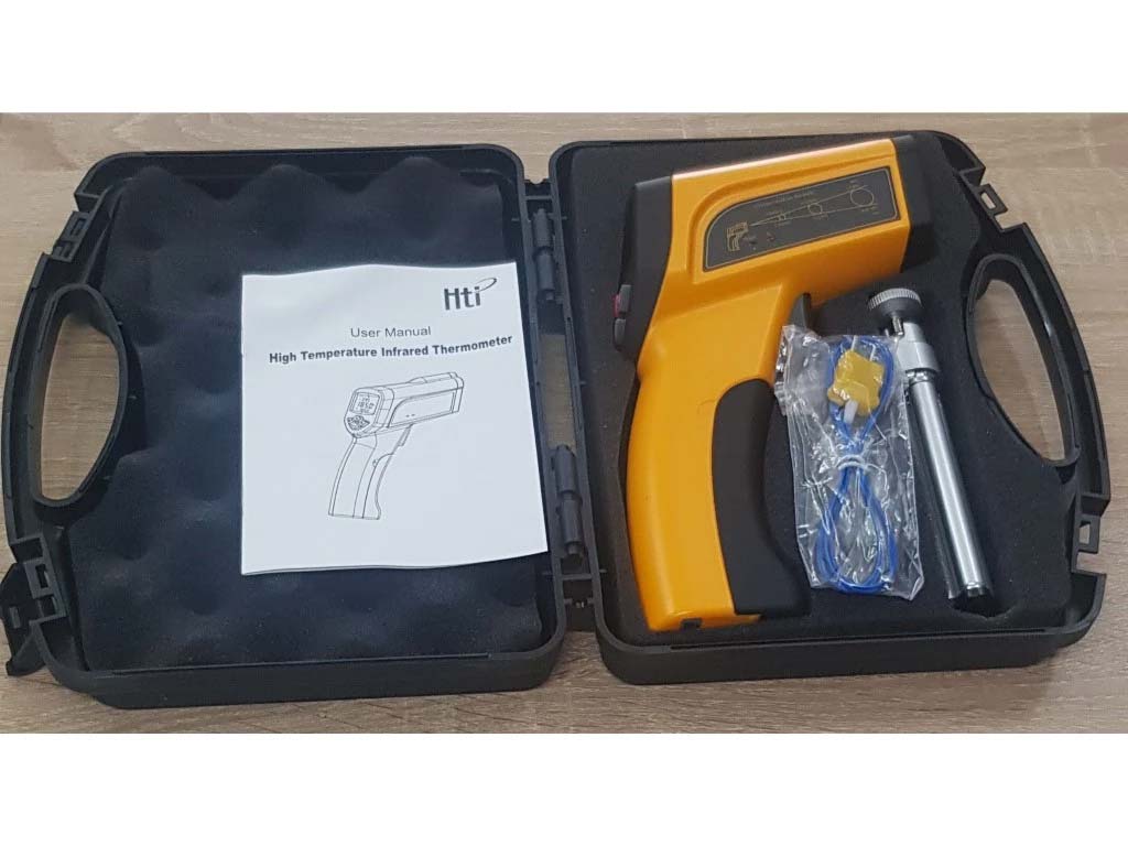 Máy đo nhiệt độ bằng hồng ngoại, laser HTI HT-6889 (-50 đến 1.600 độ C)