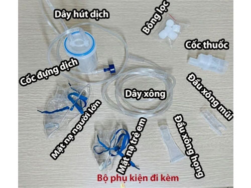 Máy xông hút 4 in 1 Lucass A27 (xông mũi, xông họng, hút mũi, hút mụn)