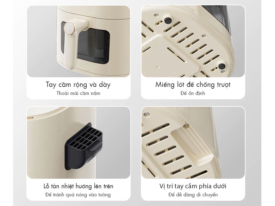 Nồi chiên không dầu Gaabor AF-45M01A 5 lít