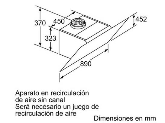 Máy hút mùi Bosch kính nghiêng DWK67CM60B Serie 4