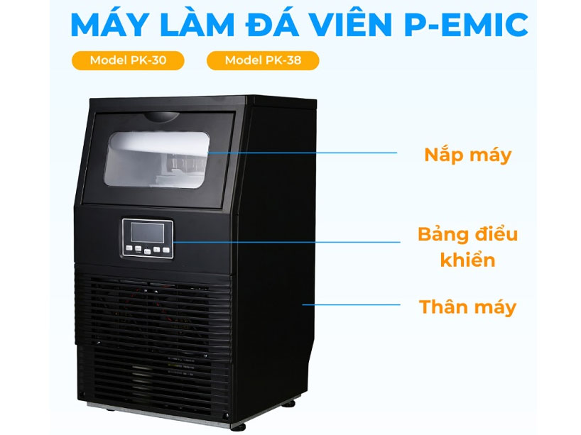 Máy làm đá P-Emic PK-38