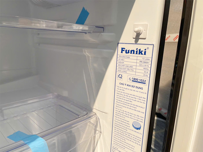 Tủ lạnh Funiki FR-135CD.1 (135 lít, có đóng tuyết)