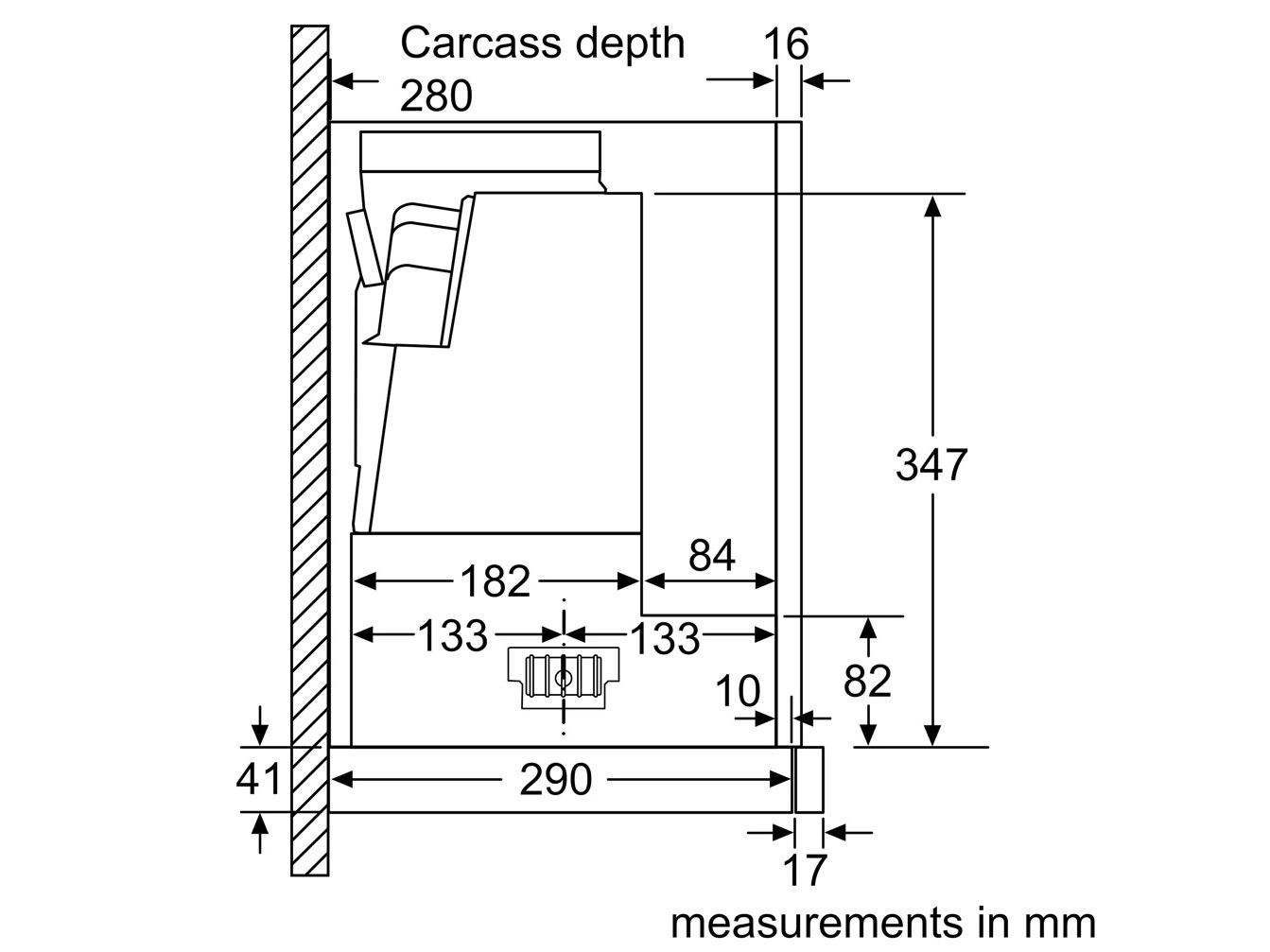 Máy hút mùi âm tủ Bosch DFS097A51B Serie 4 (90cm)