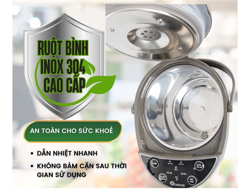 Bình thủy điện Sowun SW 1668 (3.5 lít)