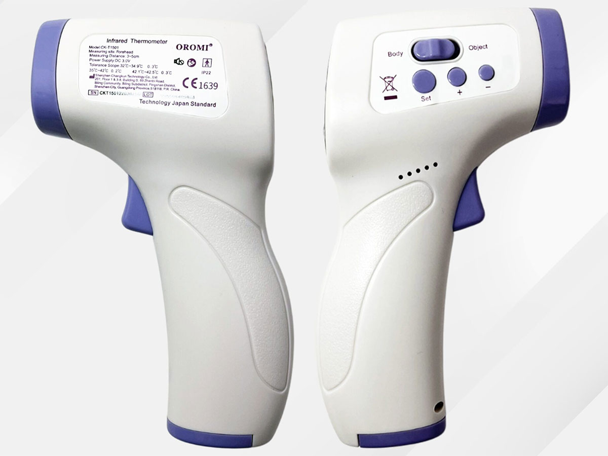 Nhiệt kế điện tử hồng ngoại Oromi CK-T1501