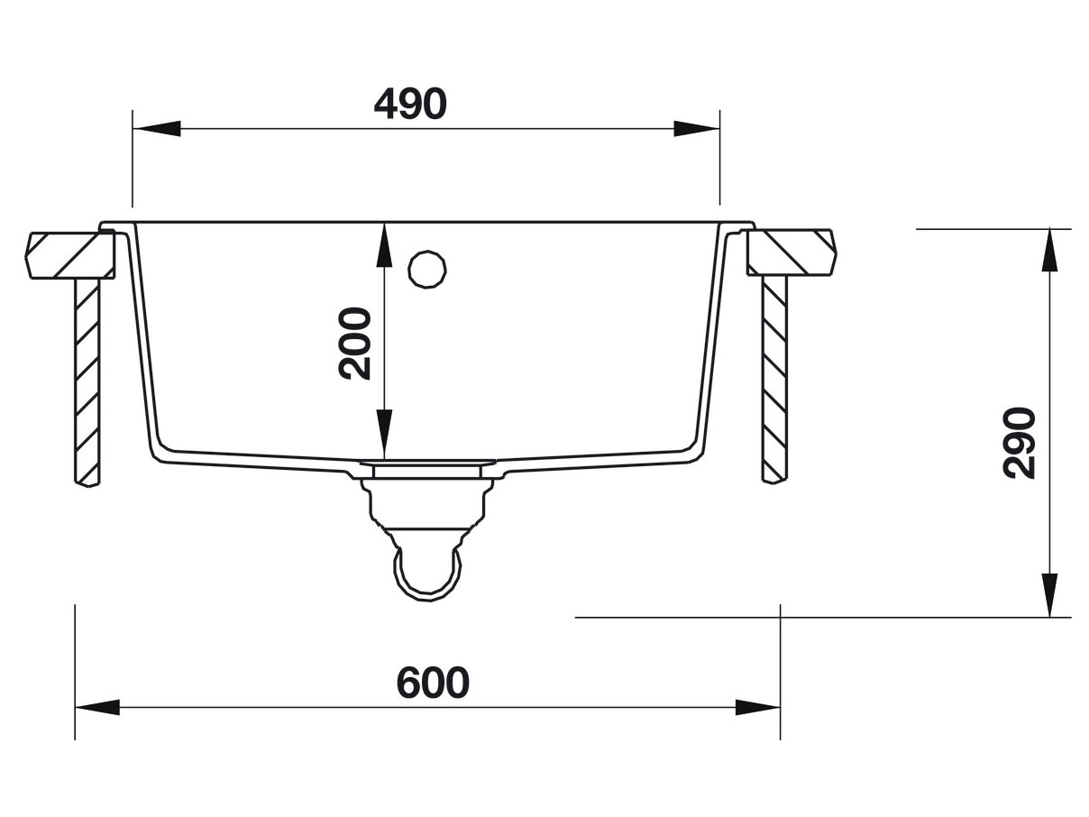 Chậu rửa chén Hafele HS19-GEN1S60 (570.35.530)