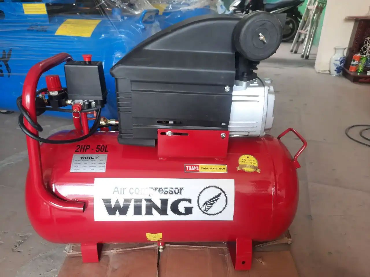Máy nén khí Wing TM-0.3/8-60L (3.5HP)