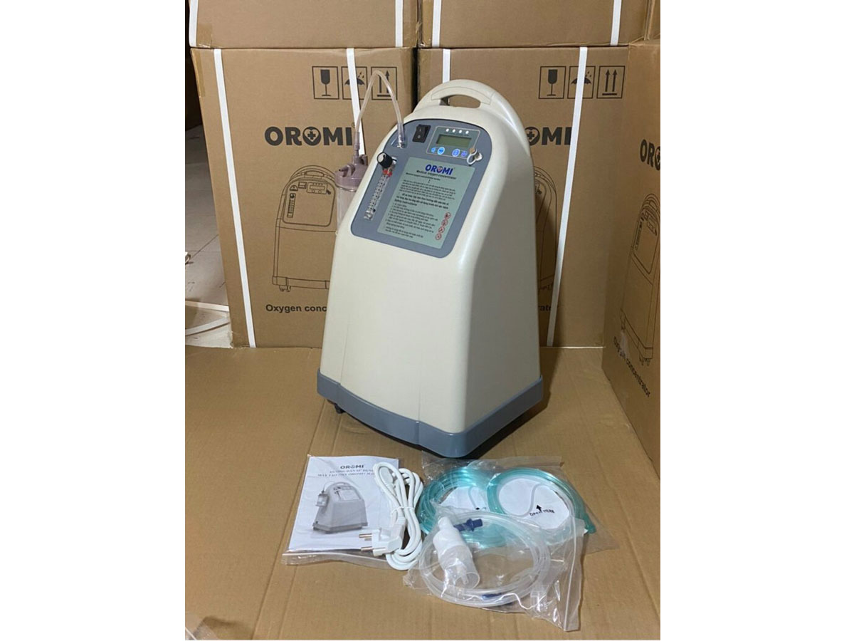 Máy tạo oxy tích hợp xông khí dung Oromi JLO-590Si - 5 lít