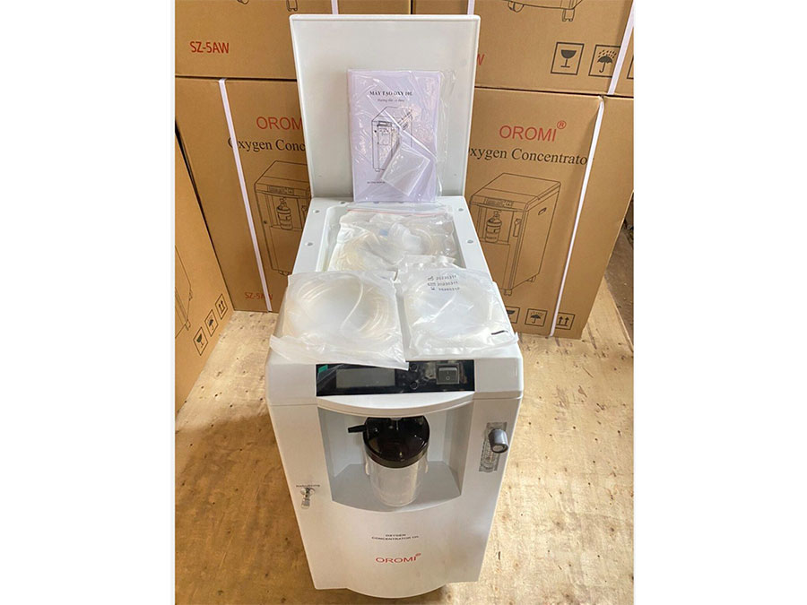 Máy tạo oxy tích hợp xông khí dung Oromi SZ-5AW 5 lít