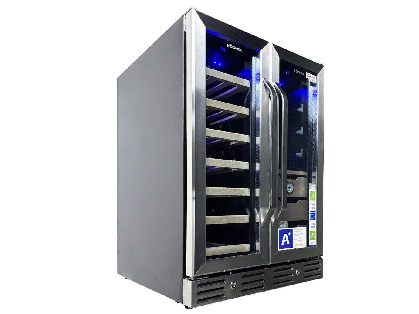 Tủ rượu đa năng Side By Side 3 trong 1 KCWEU-3338