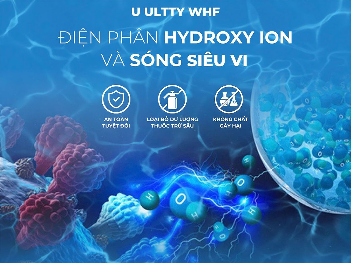 Máy rửa thực phẩm thông minh U Ultty WHF