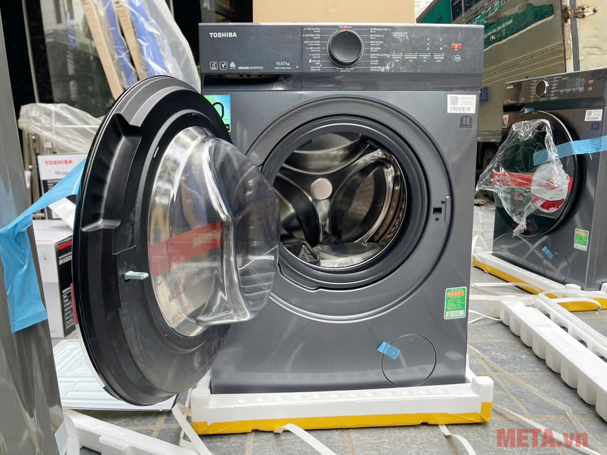Máy giặt sấy Toshiba Inverter 10.5kg/7kg TWD-T21BU115UWV(MG)
