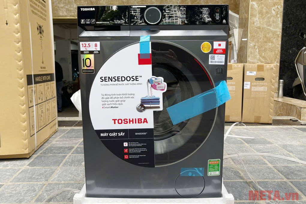 Máy giặt sấy Toshiba TWD-BM135GF4V(MG) 12.5kg