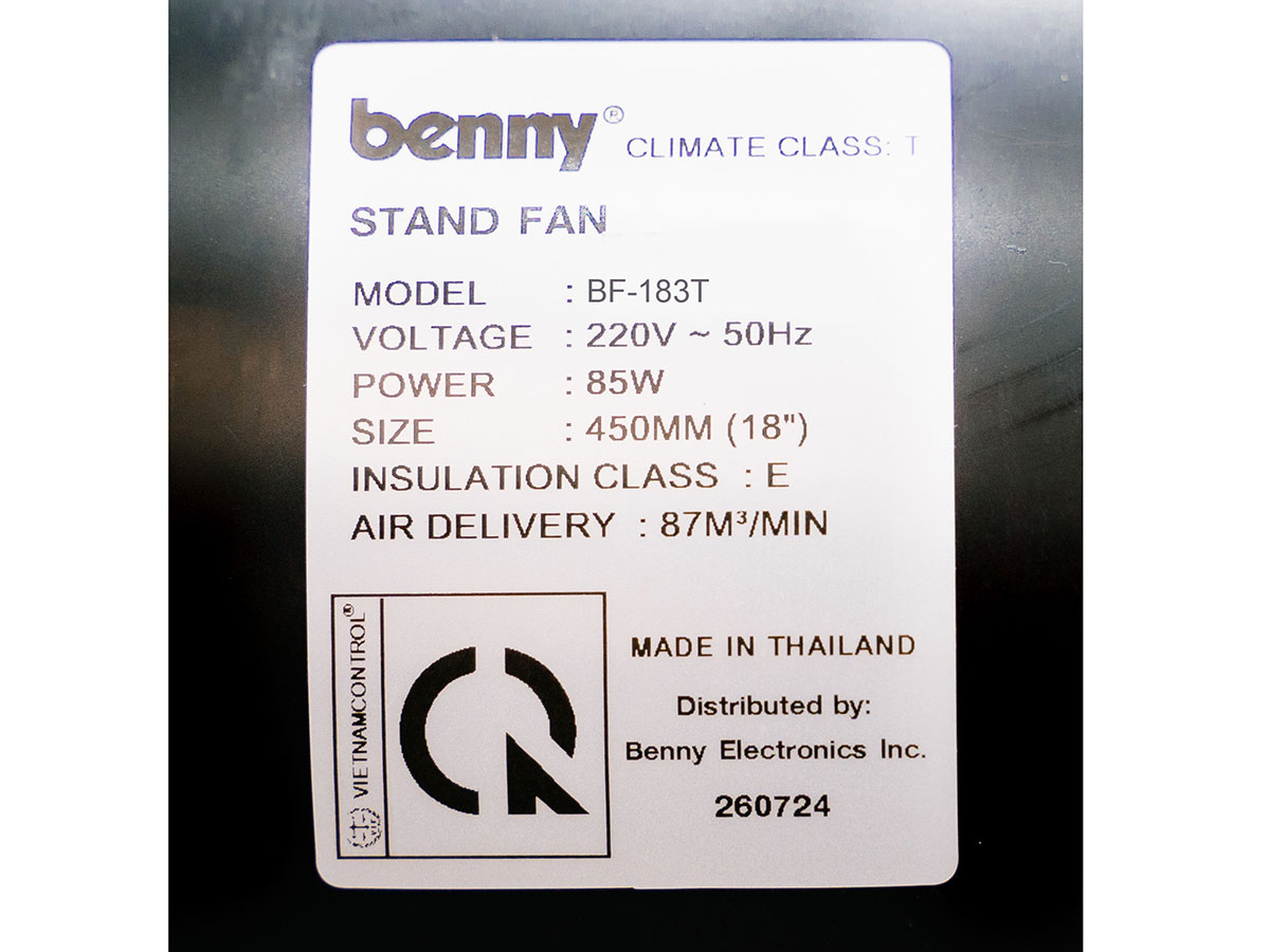Quạt cây công nghiệp Benny BF-183