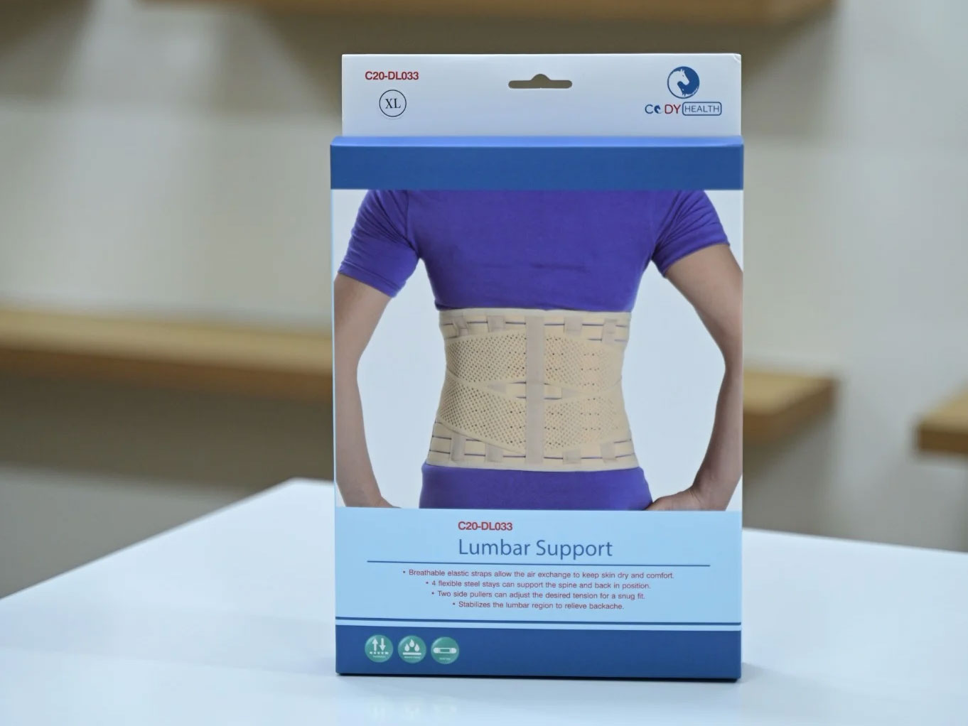 Đai lưng hỗ trợ cố định cột sống Cody Health C20-DL033