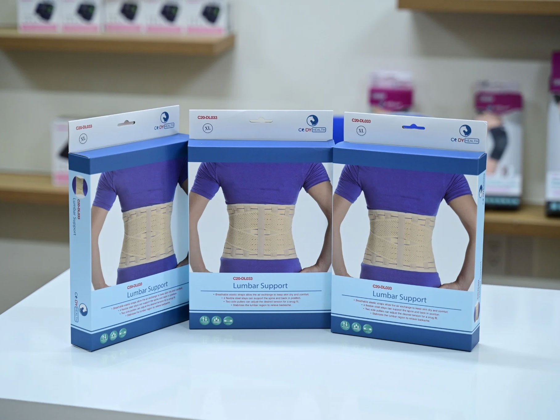 Đai lưng hỗ trợ cố định cột sống Cody Health C20-DL033