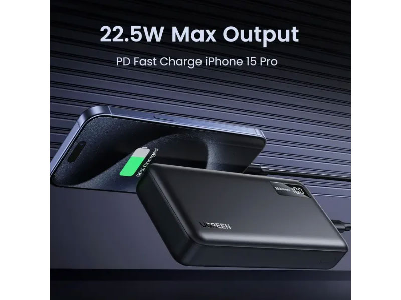 Pin sạc dự phòng Ugreen 25683 PB312 (20.000 mAh, sạc nhanh 2 chiều)