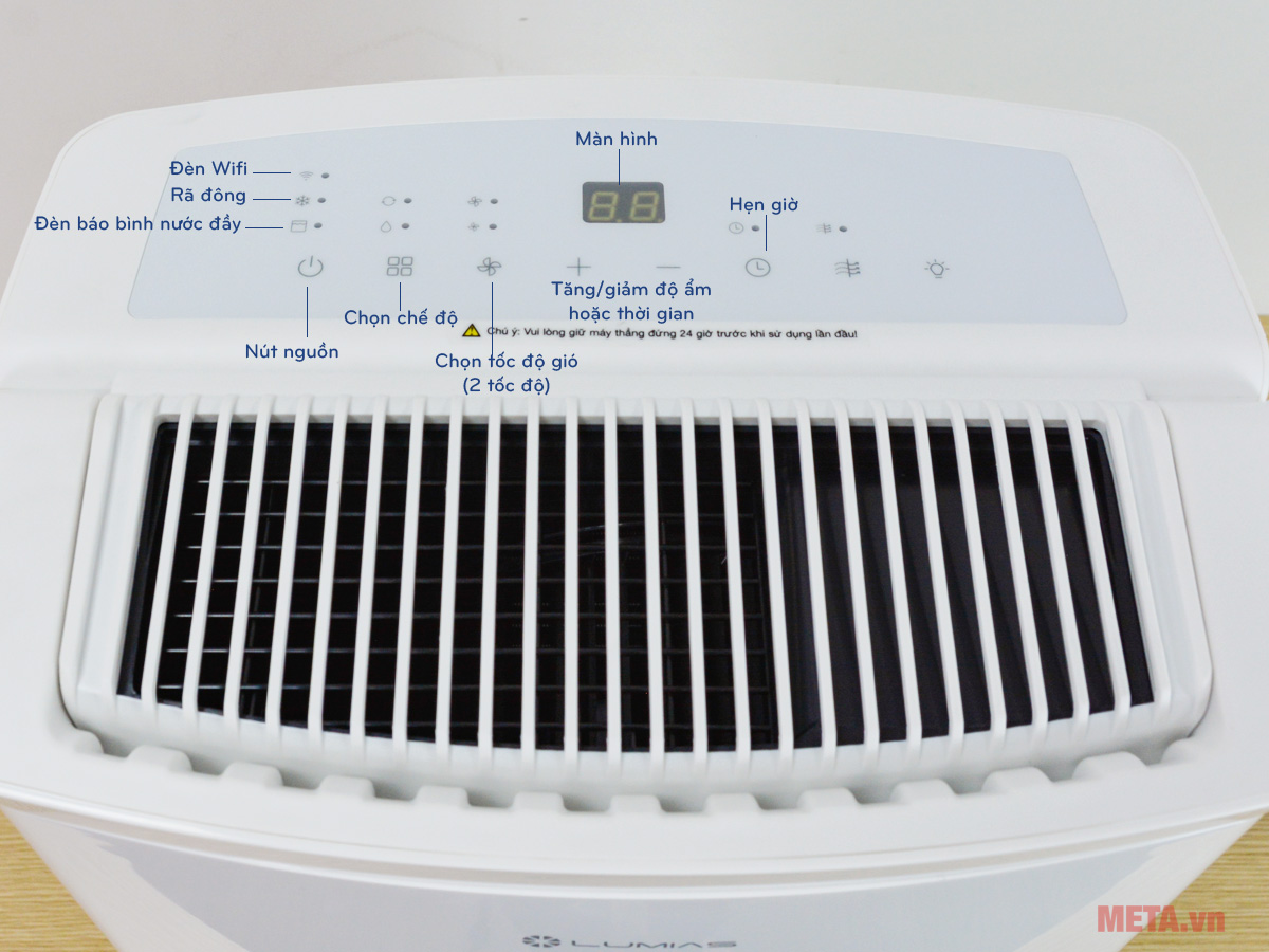 Máy hút ẩm thông minh NWT Lumias D3 Pro 30L, 100m2