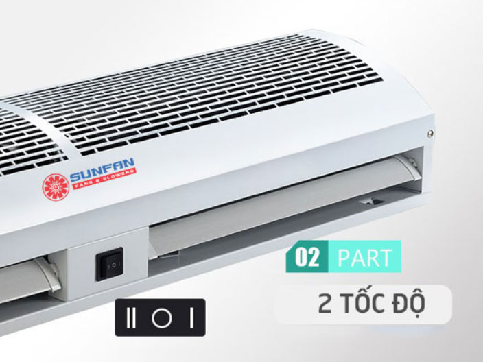 Quạt cắt gió Sunfan FM1212A-K/Y