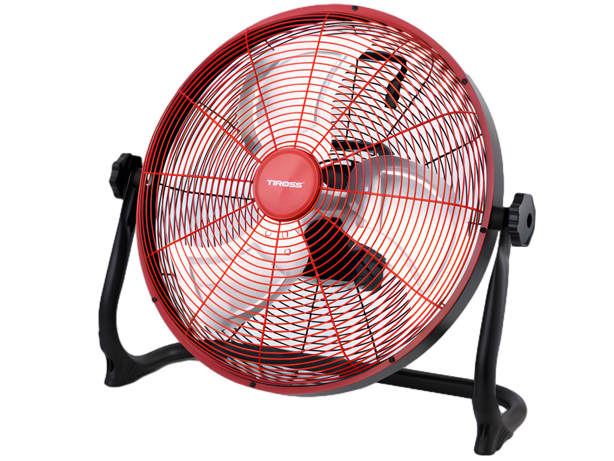 Quạt tích điện Tiross TS9179 có thiết kế chắc chắn, an toàn