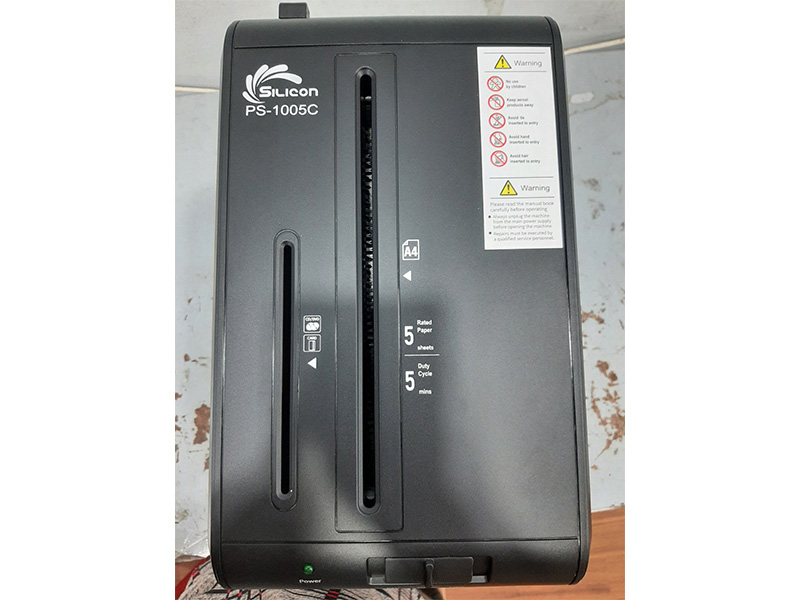 Máy hủy tài liệu Silicon PS-1005C