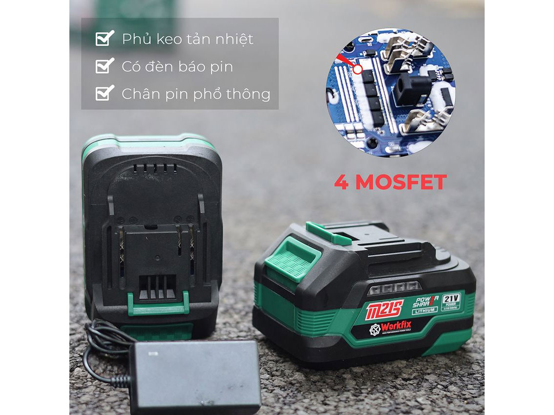 Máy cắt tỉa hàng rào, cây cảnh Workfix WF-HT20