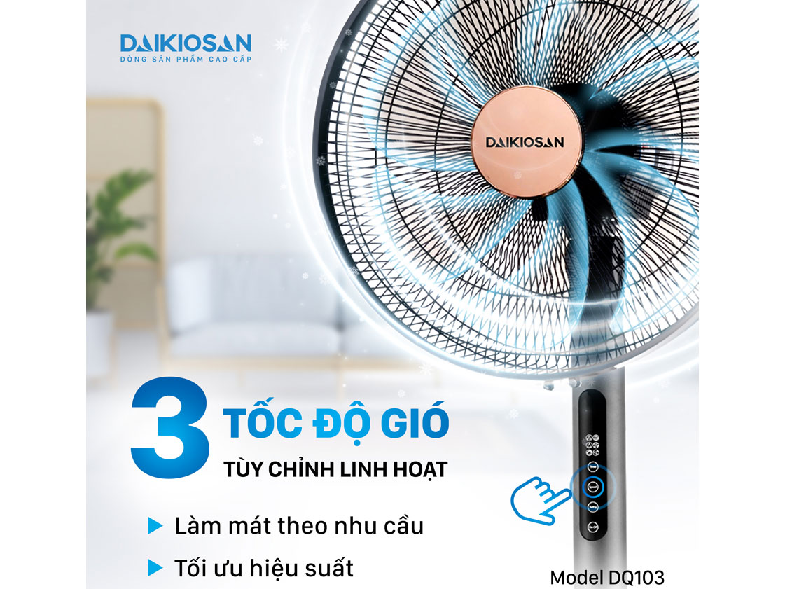 Quạt điện đứng lifestyle Daikiosan DQ103