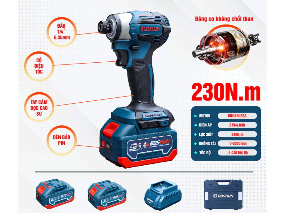 Máy bắn vít Boshun BS-SD230N