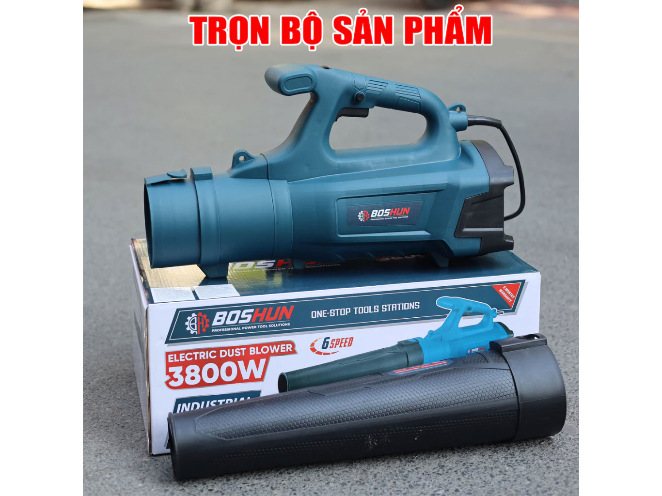 Máy thổi lá điện Boshun BS-ELB3800W