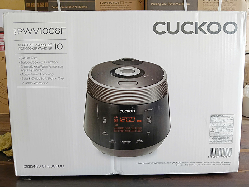 Nồi cơm điện tử áp suất Cuckoo 1.8L CRP-PWV1008F/BKDSCRVNCV