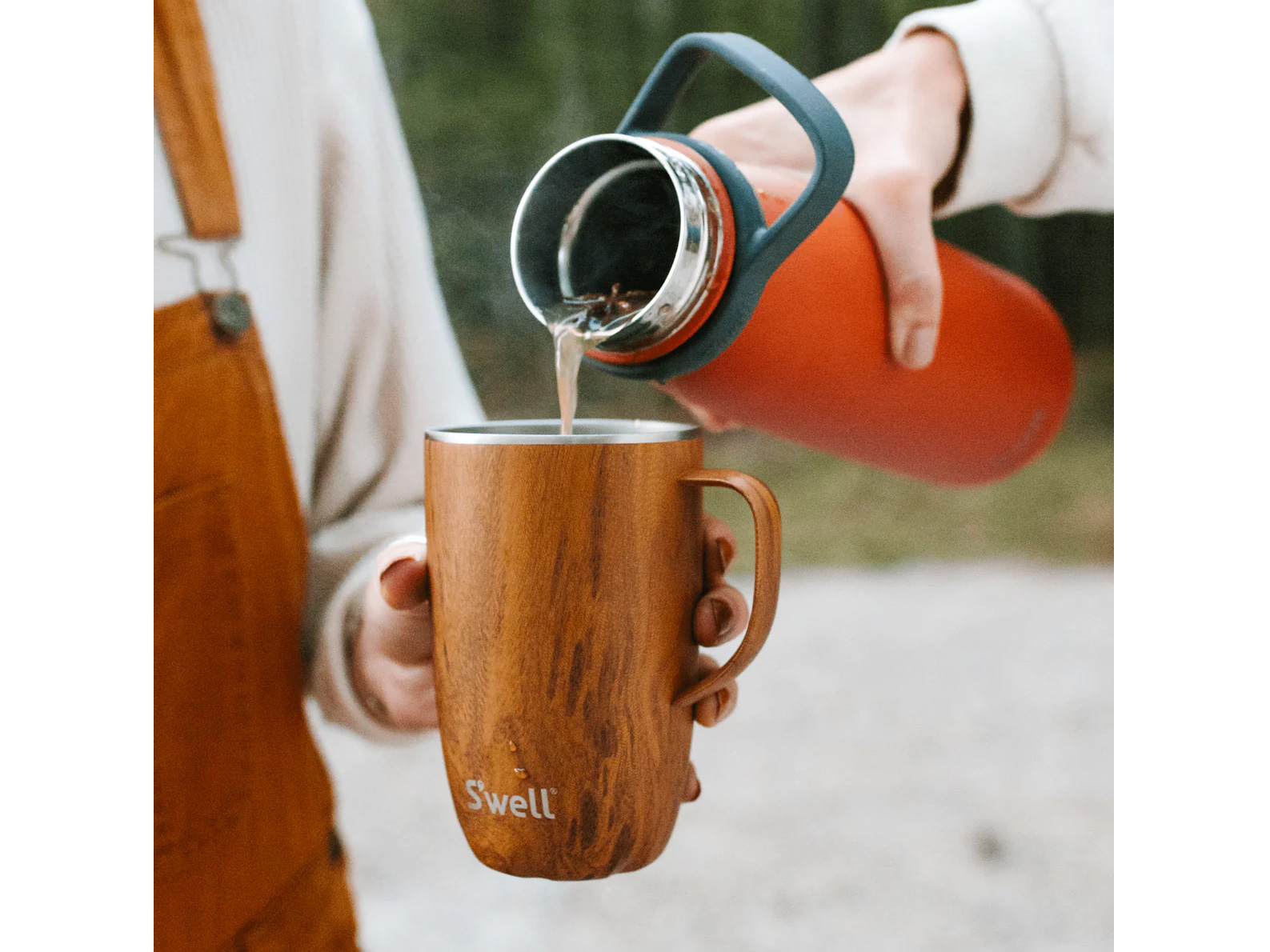 Cốc giữ nhiệt Swell Teakwood 14416-B20-70720