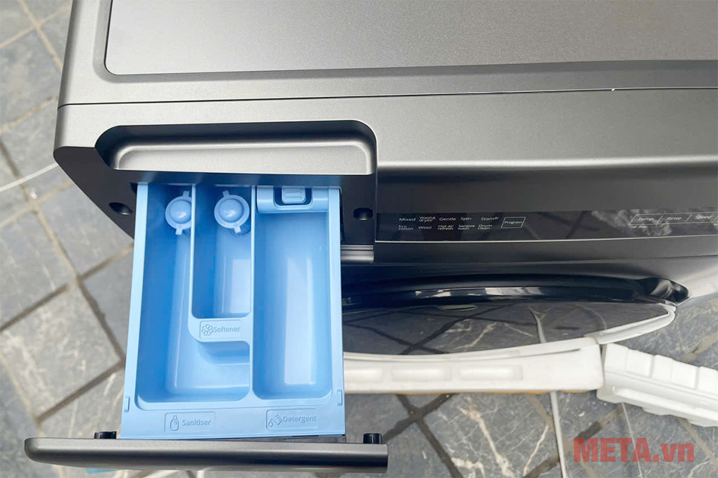 Máy giặt sấy Whirlpool SaniCare Inverter WWEB10702FG (giặt 10.5kg - sấy 7kg)