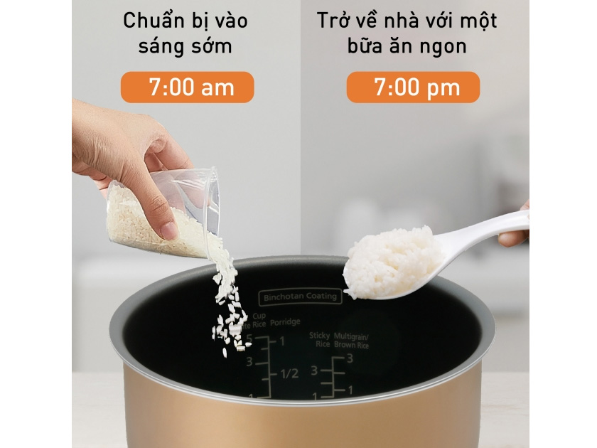 Nồi cơm điện tử Panasonic SR-DM104KRA